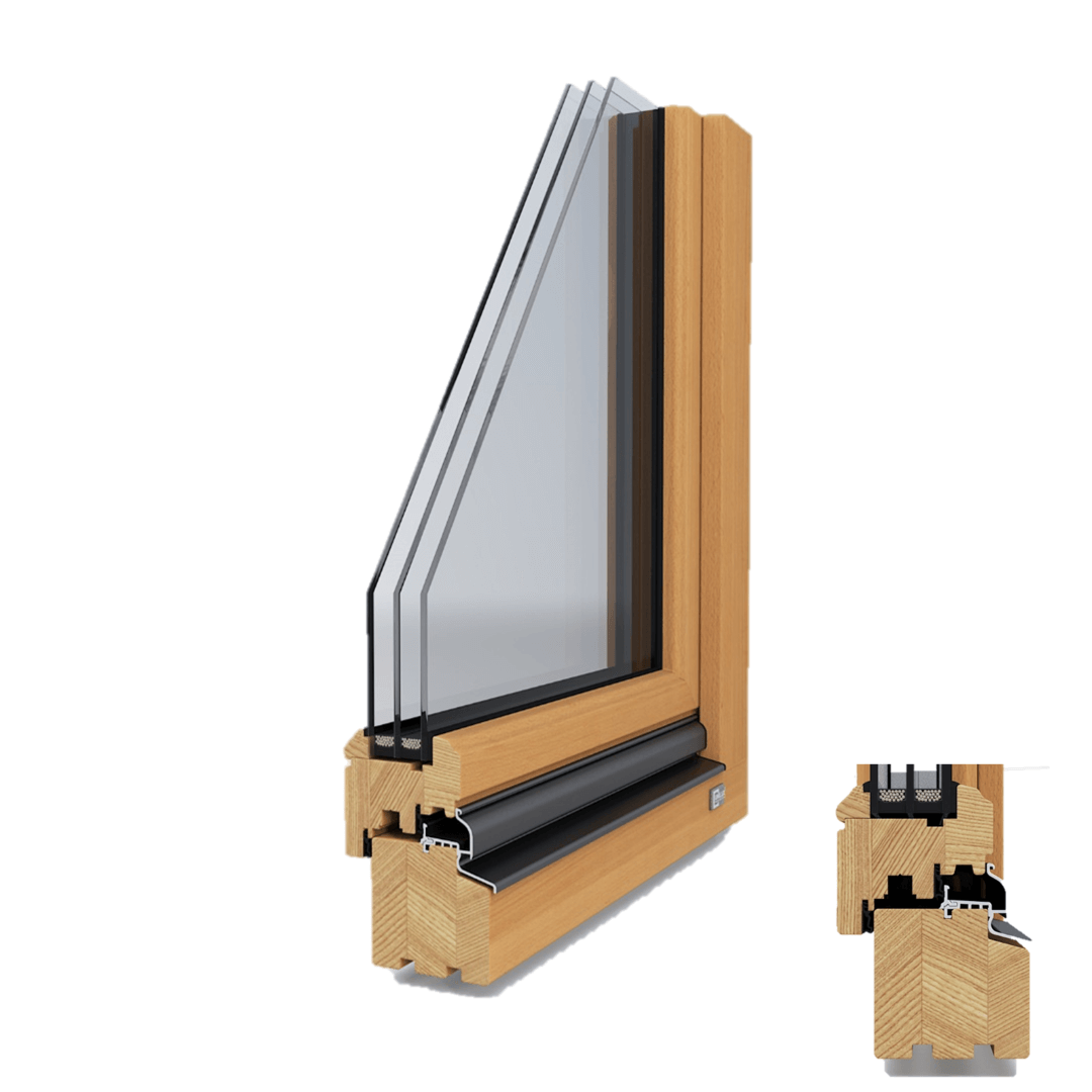 Миллер окна. Окна из лиственницы со стеклопакетом. Дерево-алюминиевые окна Unilux. Окна из лиственницы от производителя со стеклопакетом. Деревянные окна тройное стекло 75 профиль.